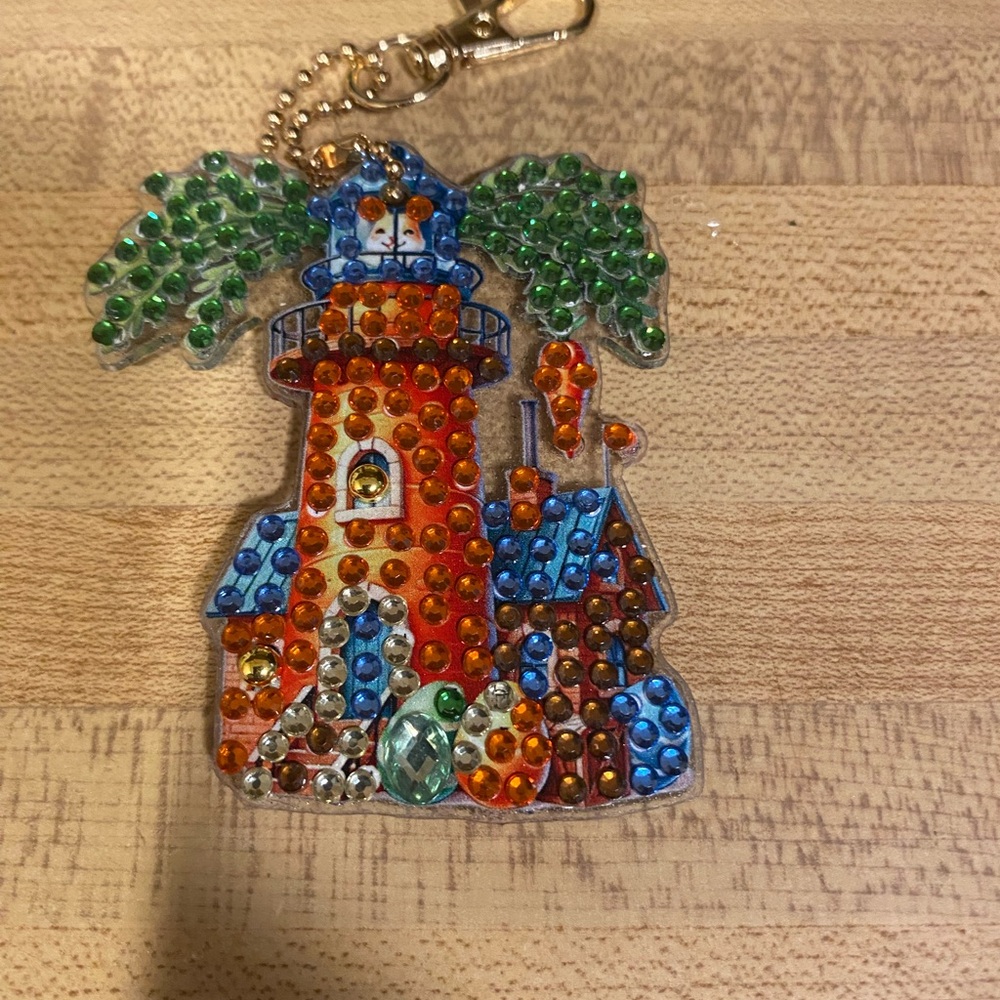 Handmade Easter keychain